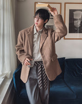 Brulee Wool Over Blazer