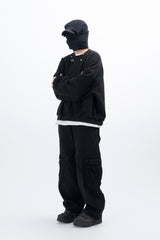 Neck Pierce Sweatshirt