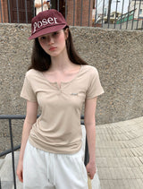 [ORIGINAL] Yupe Button Slim Short Sleeve T-Shirt