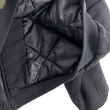 bomber washing hooded jumper