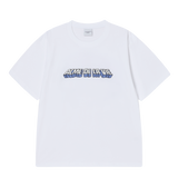 25SS 3D カートゥーンロゴショートスリーブTシャツ ホワイト