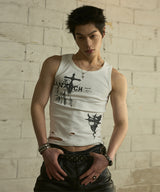 [0103] Gothic Rough-Cut Sleeveless - White