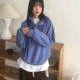 Eason Terry snap button anorak sweatshirt