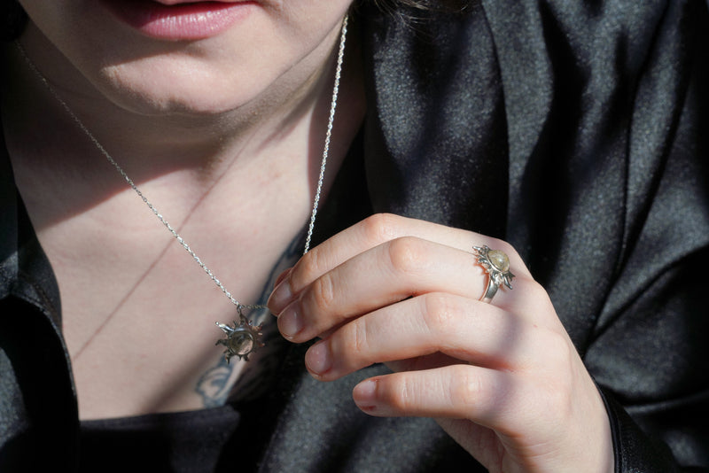 Apollo's eye Ring - Silver