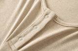 Elin U-Neck Slim Cap Tee