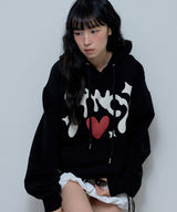 RUDDY CLUB OVER HOODIE (BLACK)_F24ZB057
