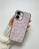 【MADE】 (silver.ver) Leopard knit epoxy case