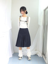 Eyelet Cropped Punching T