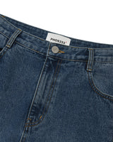 Two tone Panel Jean/Blue