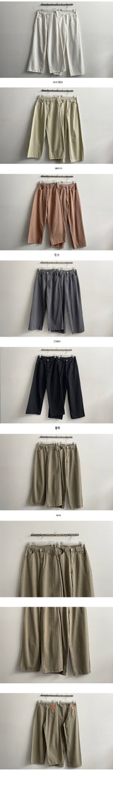 Cl Basic cotton wide pants