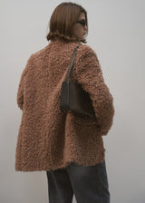 FAUX FUR SINGLE JACKET