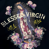 "BLESSED VIRGIN" プリントコーチジャケット