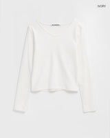 【B-BASIC】スタンダードVネック長袖Tシャツ