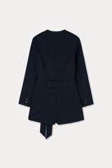 City Belted Jumpsuit_Navy
