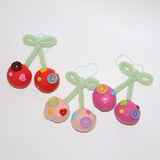 【MADE】BUTTON CHERRY KEYRING-RED