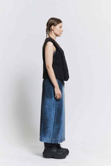 Oil washing skirt (Light Blue)