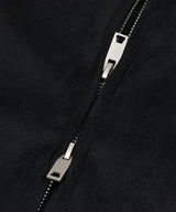87-STAN009 [Vegan Suede] Standard Blouson Suede Jacket BLACK