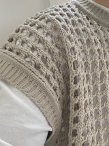 Mesh Net Knitted Vest 2C