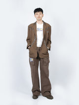 マルチパスカーゴパンツ (Brown)