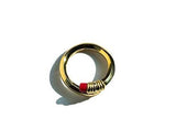 Linning Ring Silver 2 Coral