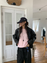 セクション ウォッシュドレザージャケット (2C)