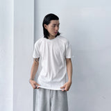 Vertical Ribbed Cropped Tee