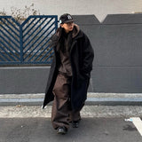 Oversized Wool Balmacaan Coat