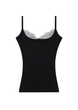 LACE SLEEVELESS (BLACK)