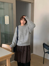 Hank Color Mix Round Wool Knit