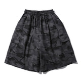 MILITARY CARGO HALF PANTS CHARCOAL
