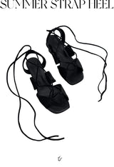 summer strap heel