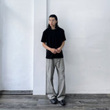 Washed Form Wide Pants