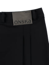 クラシックプリーツミディスカート (BLACK)