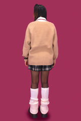 knit long leg warmer (2color)