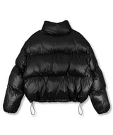 Symbol Logo Short Puffer Padding Jacket_Black