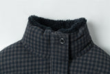 Monet Check Fur Short Puffer 233617807
