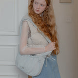 WAY WASHED PADDING BAG (MINT)