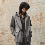 RELABEL 24SS ‘Conductor’ Deconstructed Patchwork Contour Sweatshirt Blazer
