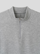 Slim fit mock neck half zip up(4color)