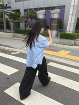 [unisex] Kento One-Tuck Balloon Wide Slacks