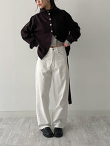 Scoop Stripe Cardigan T-Shirt