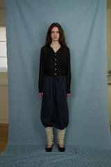 Spring soft cardigan set_black