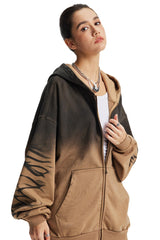 Fade Spray Monkey Wash Hoodie