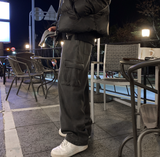 アンダーバー ピグメント カーゴ ワイド バンディング パンツ
