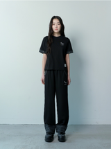 CELLING SET UP STRIPE POINT SWEAT PANTS