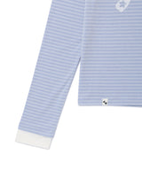 STRIPED MUSIC NOTE LS TEE(CV2GFFT554A)