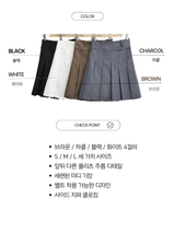 Steady Midi Pleats Skirt