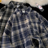 Pulse embroidered tartan checkered shirt (3 colors)