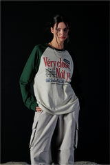 Very Close Raglan Over Fit Long Sleeve