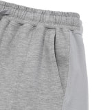 COLOR MIX RIBBON HALF PANTS [MELANGE GRAY]